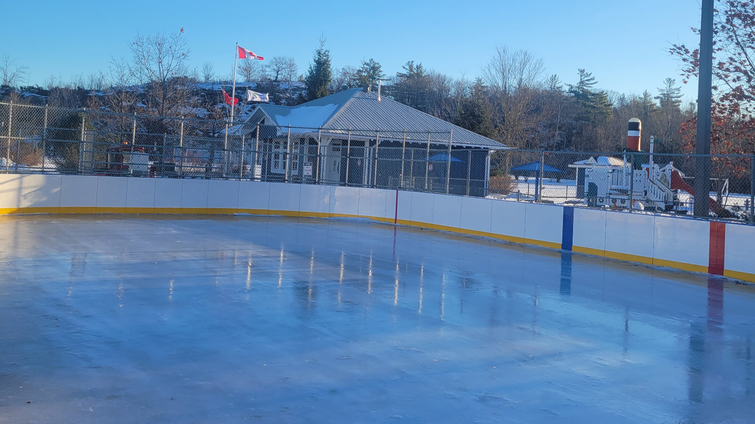 Outdoor ice rink image